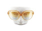 Silhouette Double Top Cream Sunglasses