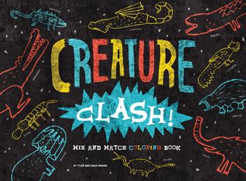Creature Clash! Mix and Match Coloring Book