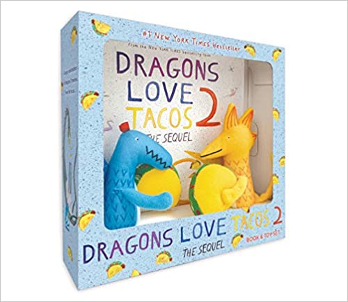 Dragons Love Tacos 2 Book & Toy Set by Adam Rubin Illustrated by Daniel Salmieri