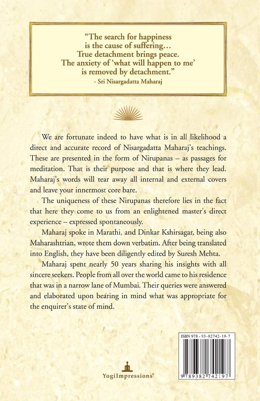 Meditations with Sri Nisargadatta Maharaj