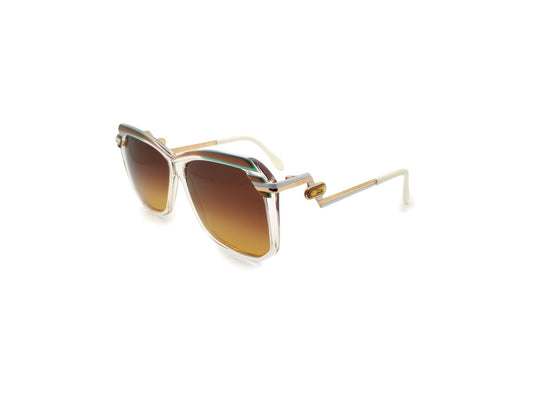 Cazal Stripped Temple and Clear Sunglasses