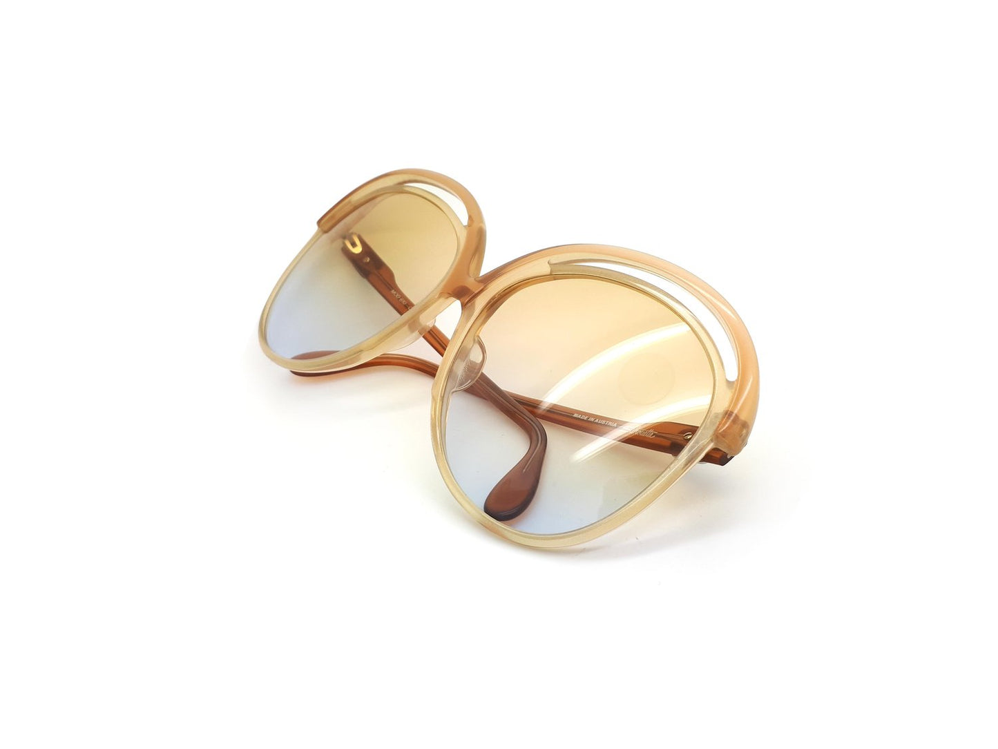 Silhouette Double Top Cream Sunglasses