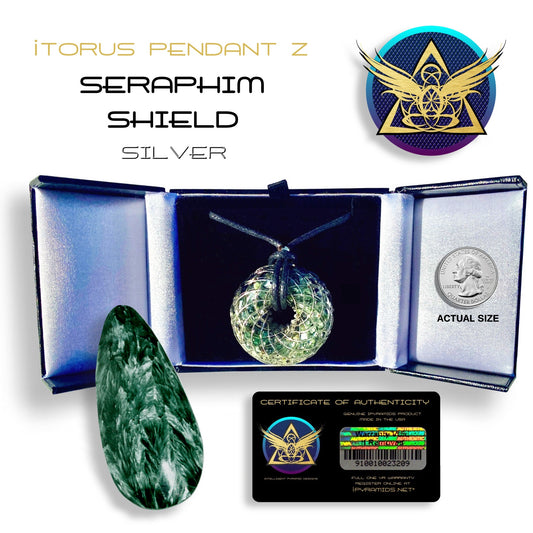 iTorus Orgone Pedant - Seraphim Shield Classic - Silver